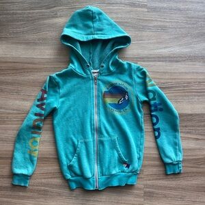 Aviator Nation Teal Kid’s Hoodie